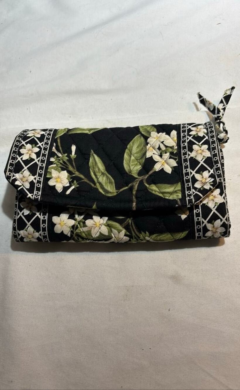 Vera Bradley Quilted Floral Clutch